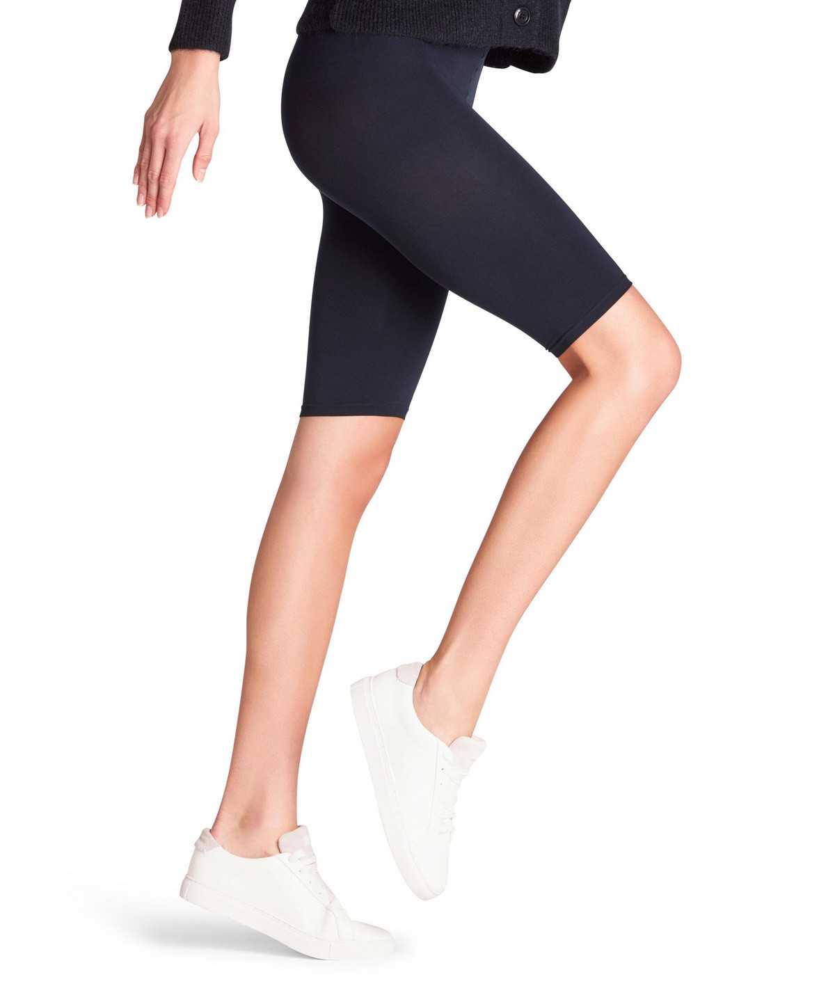 Leggings & Capri Donna Falke Bike 130 DEN Panty Blu | KWVY87309