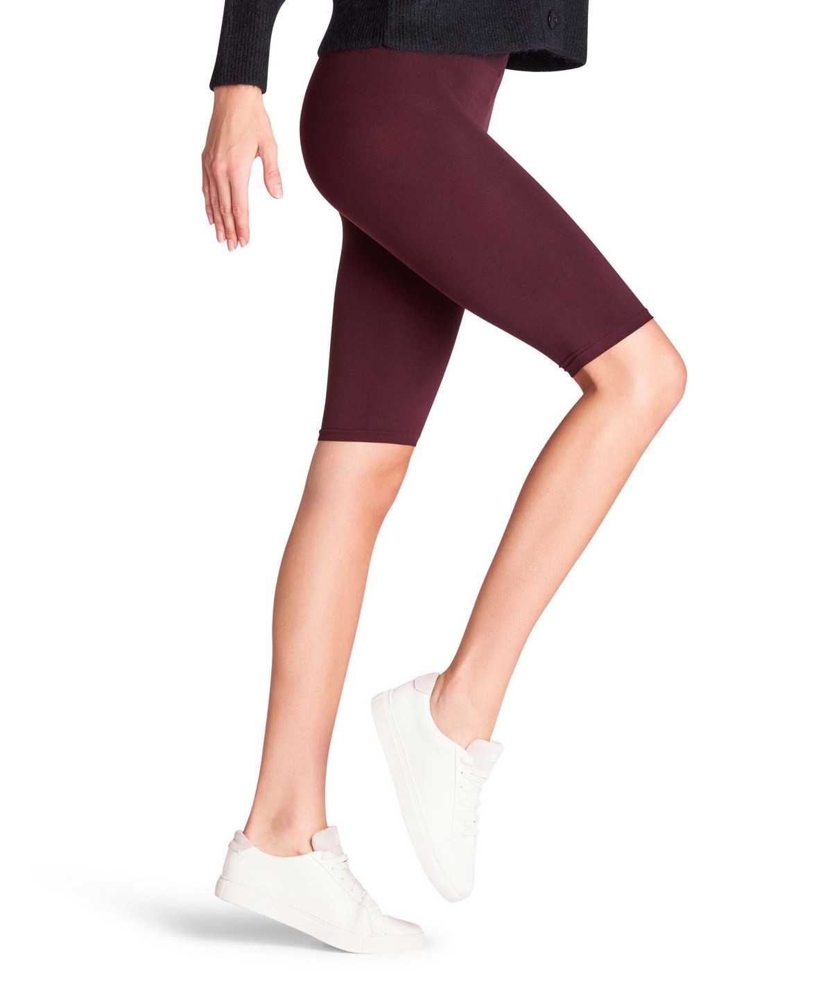 Leggings & Capri Donna Falke Bike 130 DEN Panty Rosse | TJCZ25340