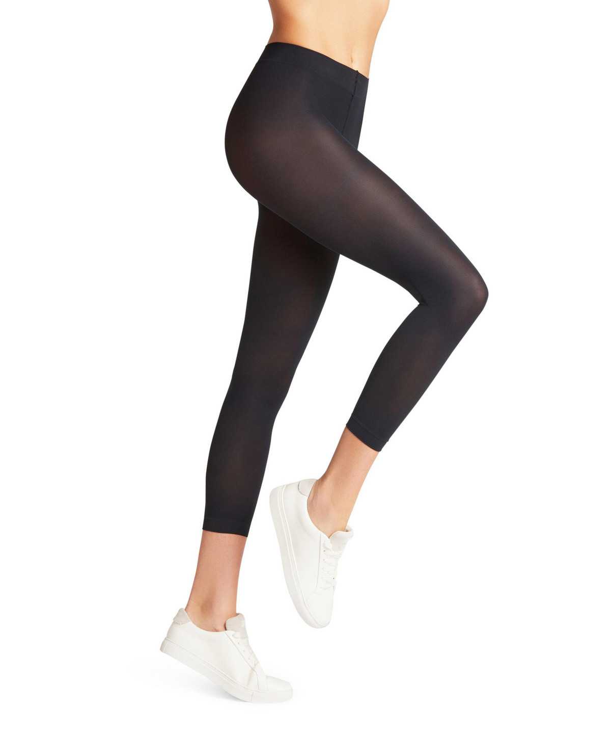 Leggings & Capri Donna Falke Pure Matt 50 DEN Capri Blu | UXRY29035