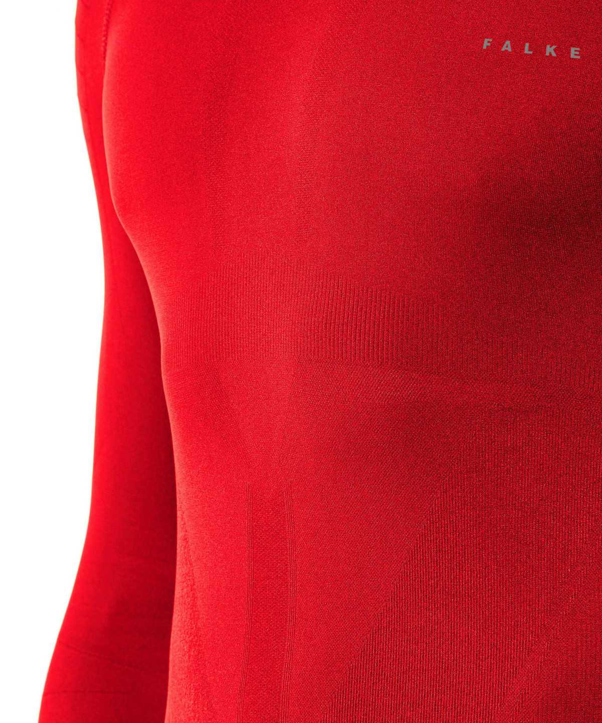 Long Sleeve T-Shirts Uomo Falke Long sleeve shirt Warm Rosse | JCQV63907