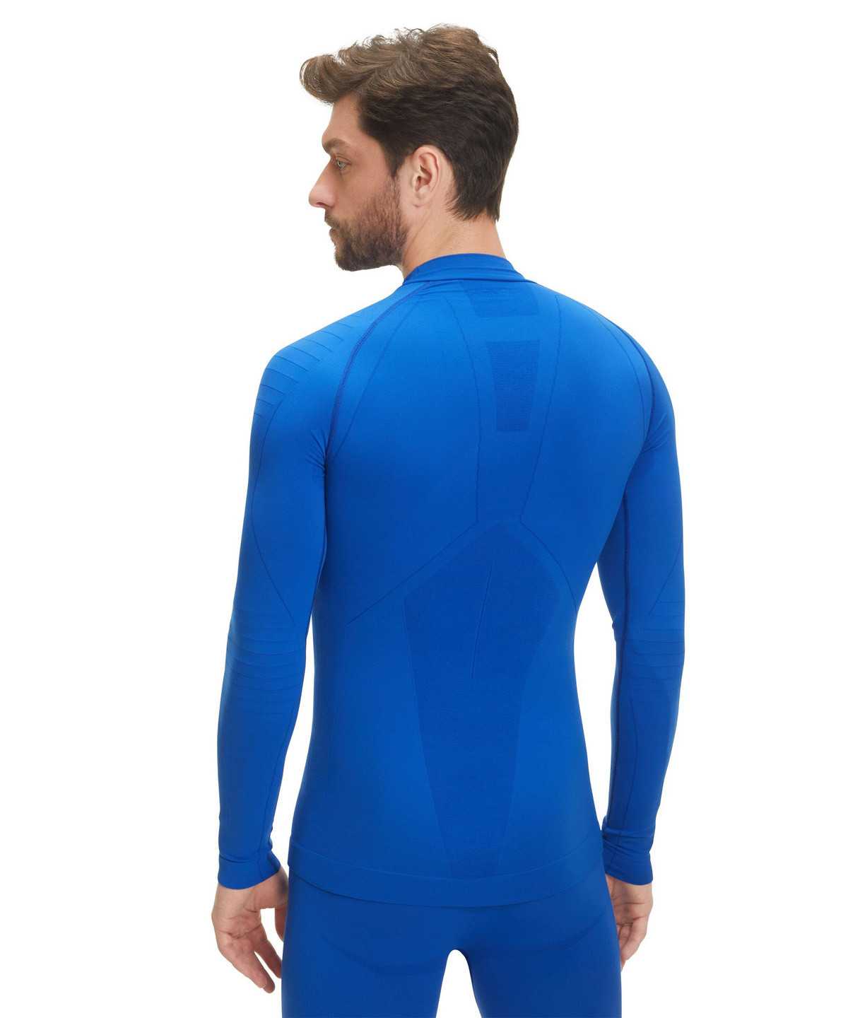 Long Sleeve T-Shirts Uomo Falke Long sleeve shirt Warm Blu | HPWO65372