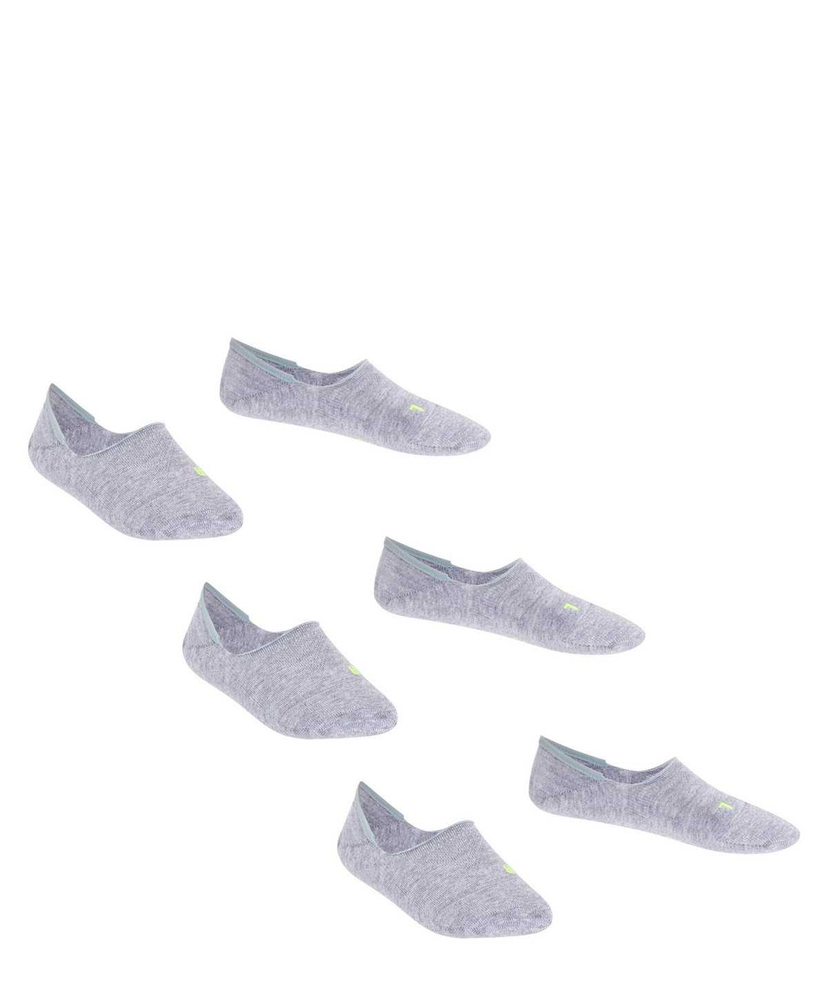 No Show Socks Bambino Falke Cool Kick 3-Pack Invisibles Grigie | OELR64275