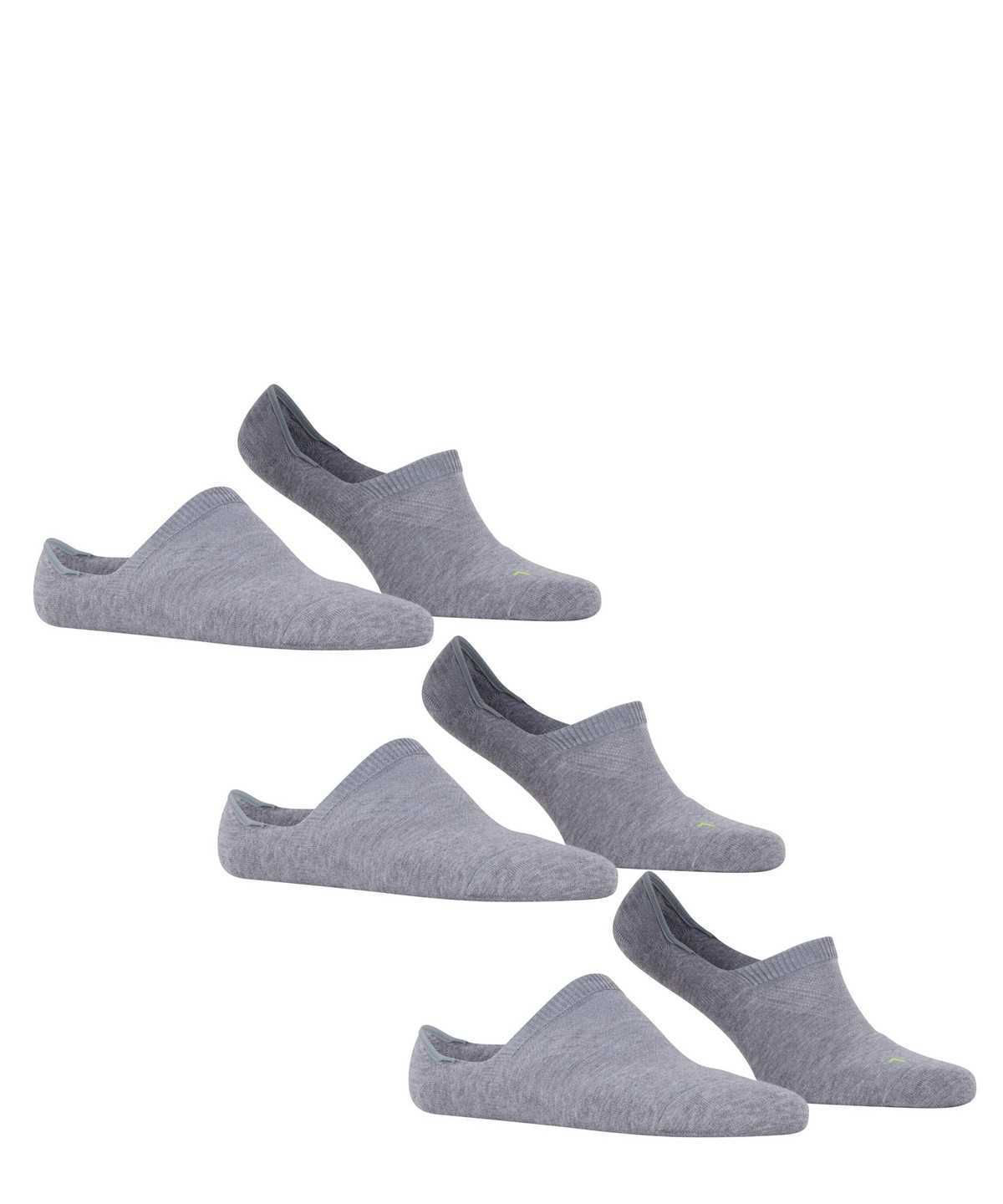 No Show Socks Donna Falke Cool Kick 3-Pack Invisibles Grigie | TJEU17890