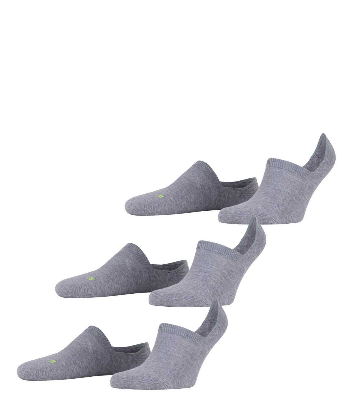 No Show Socks Donna Falke Cool Kick 3-Pack Invisibles Grigie | TJEU17890