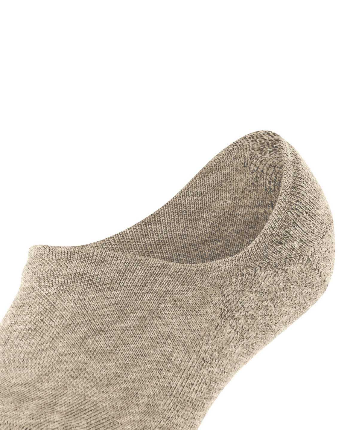 No Show Socks Donna Falke Keep Warm Invisibles Beige | GSKM80754