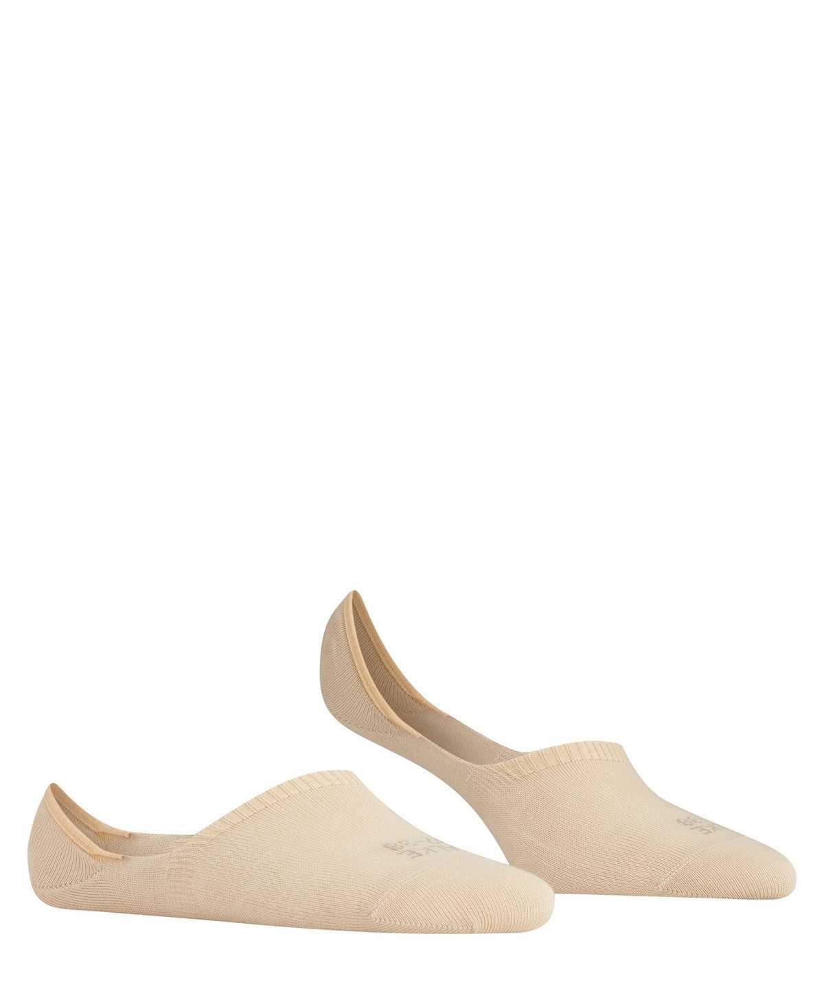 No Show Socks Donna Falke Step High Cut Invisibles Beige | JDAE63789