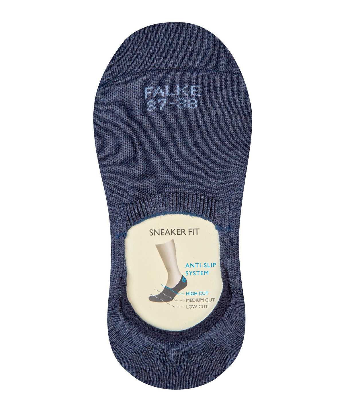 No Show Socks Donna Falke Step High Cut Invisibles Blu | OXYD65873