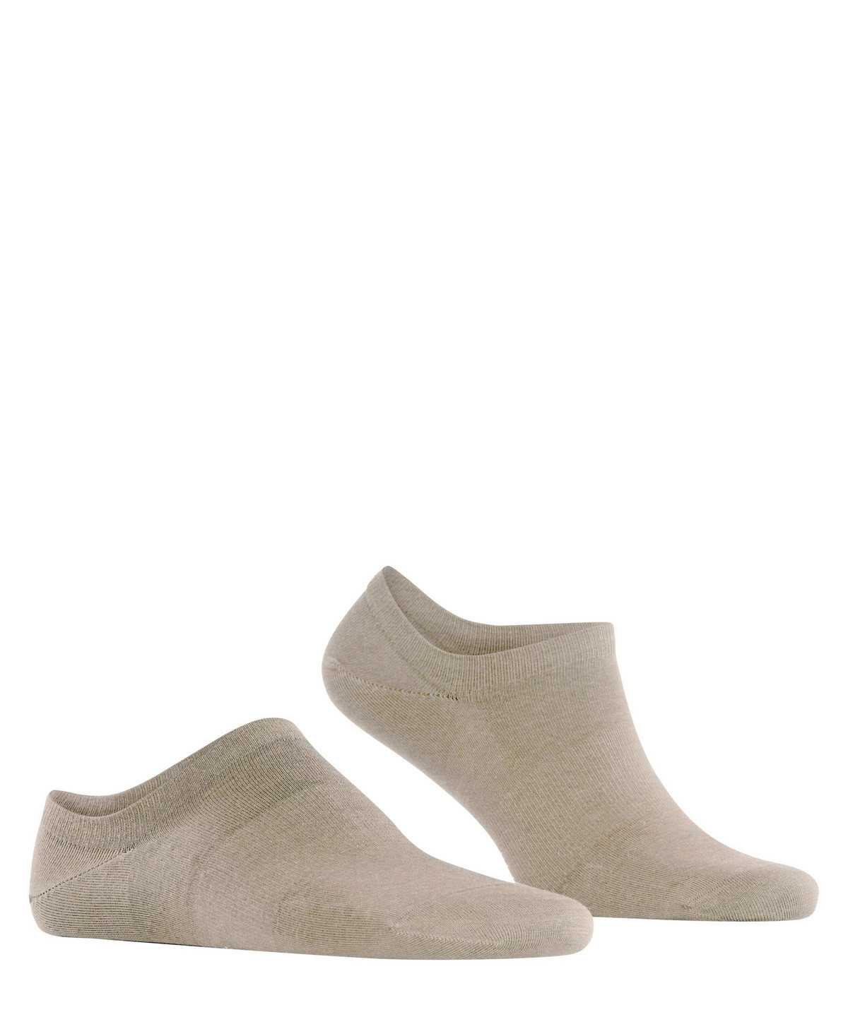 No Show Socks Uomo Falke ClimaWool Invisibles Beige | ZORU32984