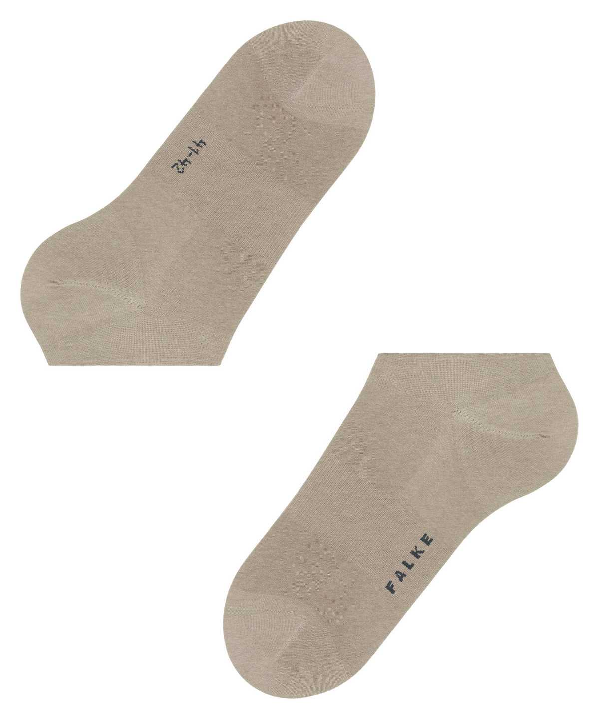 No Show Socks Uomo Falke ClimaWool Invisibles Beige | ZORU32984