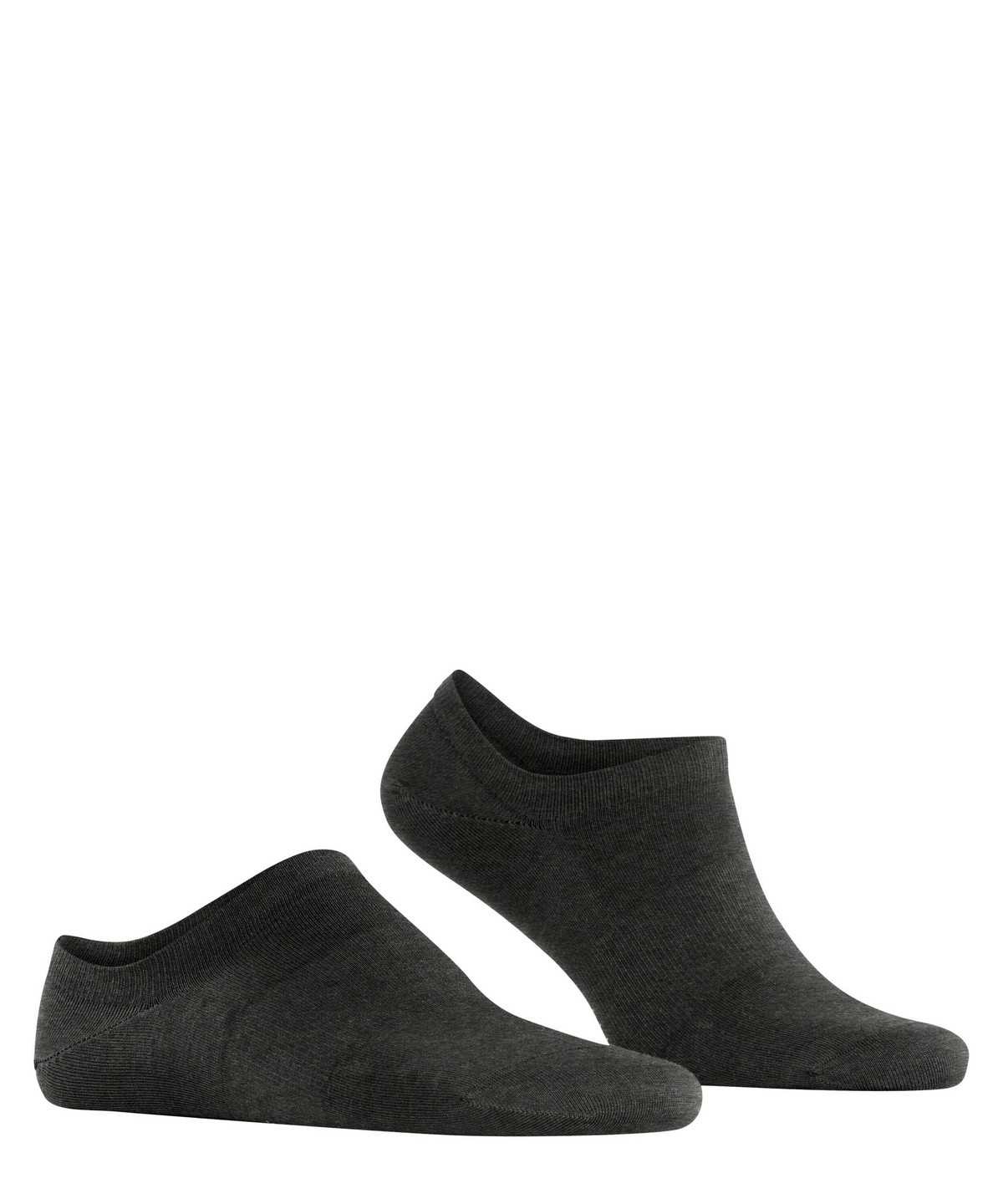 No Show Socks Uomo Falke ClimaWool Invisibles Grigie | JNFI70413