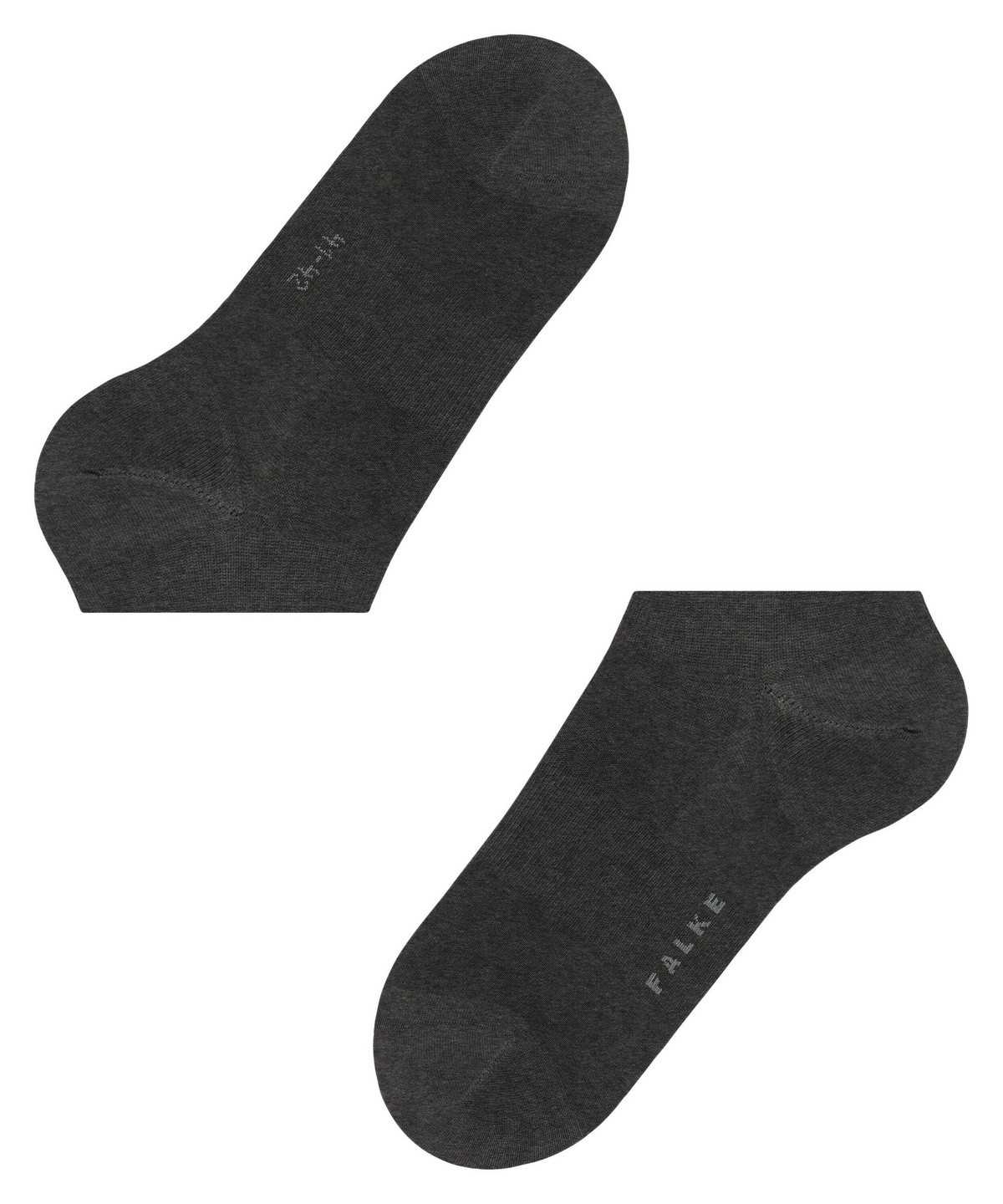 No Show Socks Uomo Falke ClimaWool Invisibles Grigie | JNFI70413