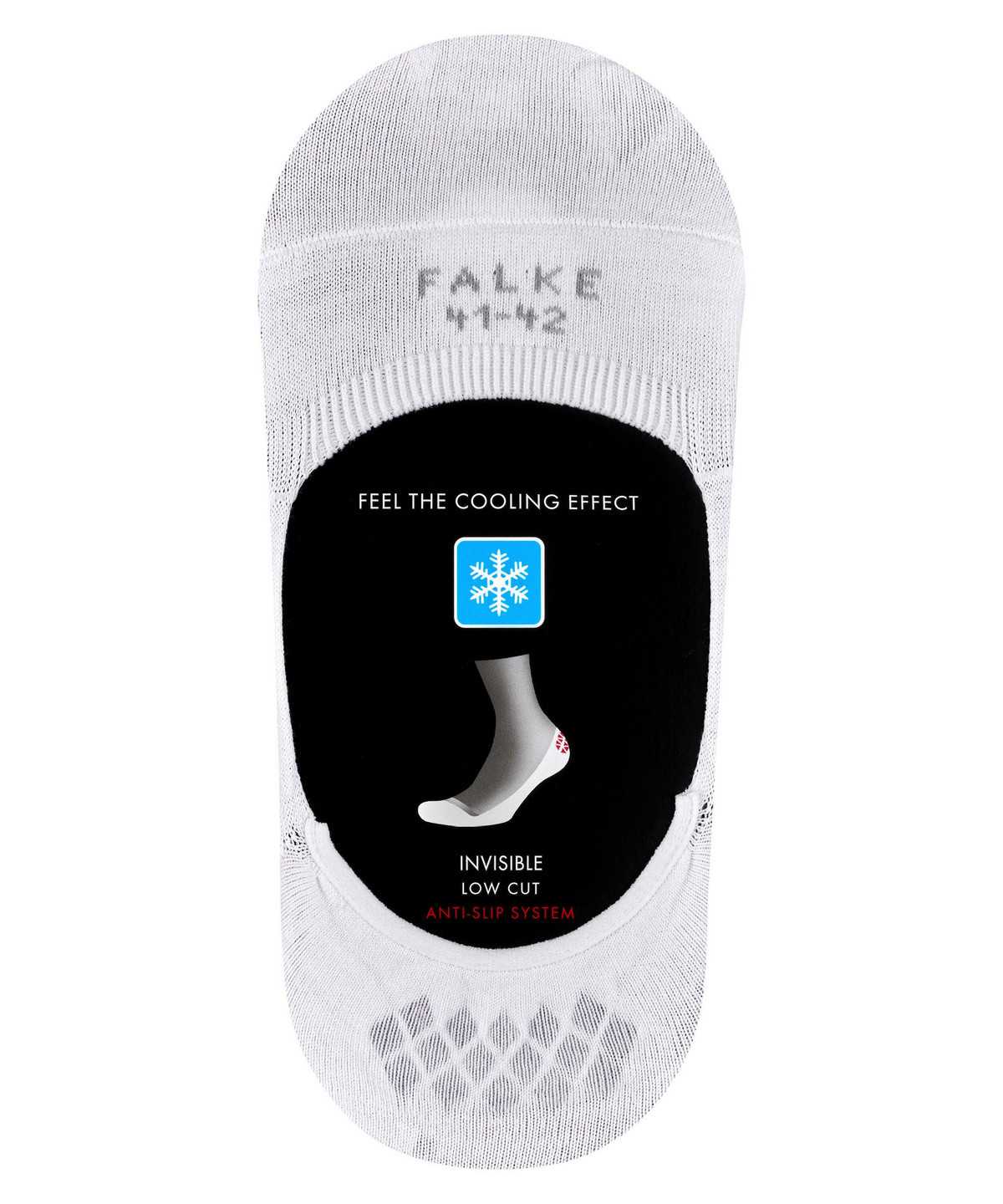 No Show Socks Uomo Falke Cool 24/7 Invisibles Bianche | BSFG91476