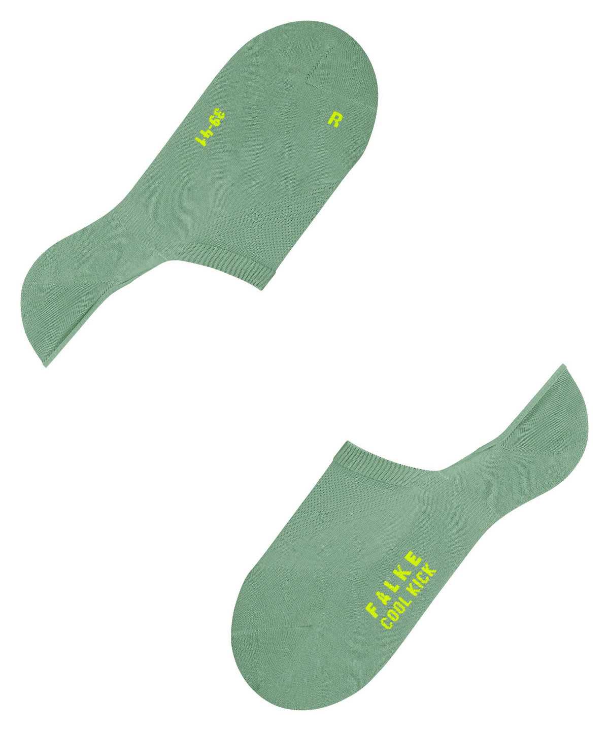 No Show Socks Uomo Falke Cool Kick Invisibles Verdi | PBJC89276