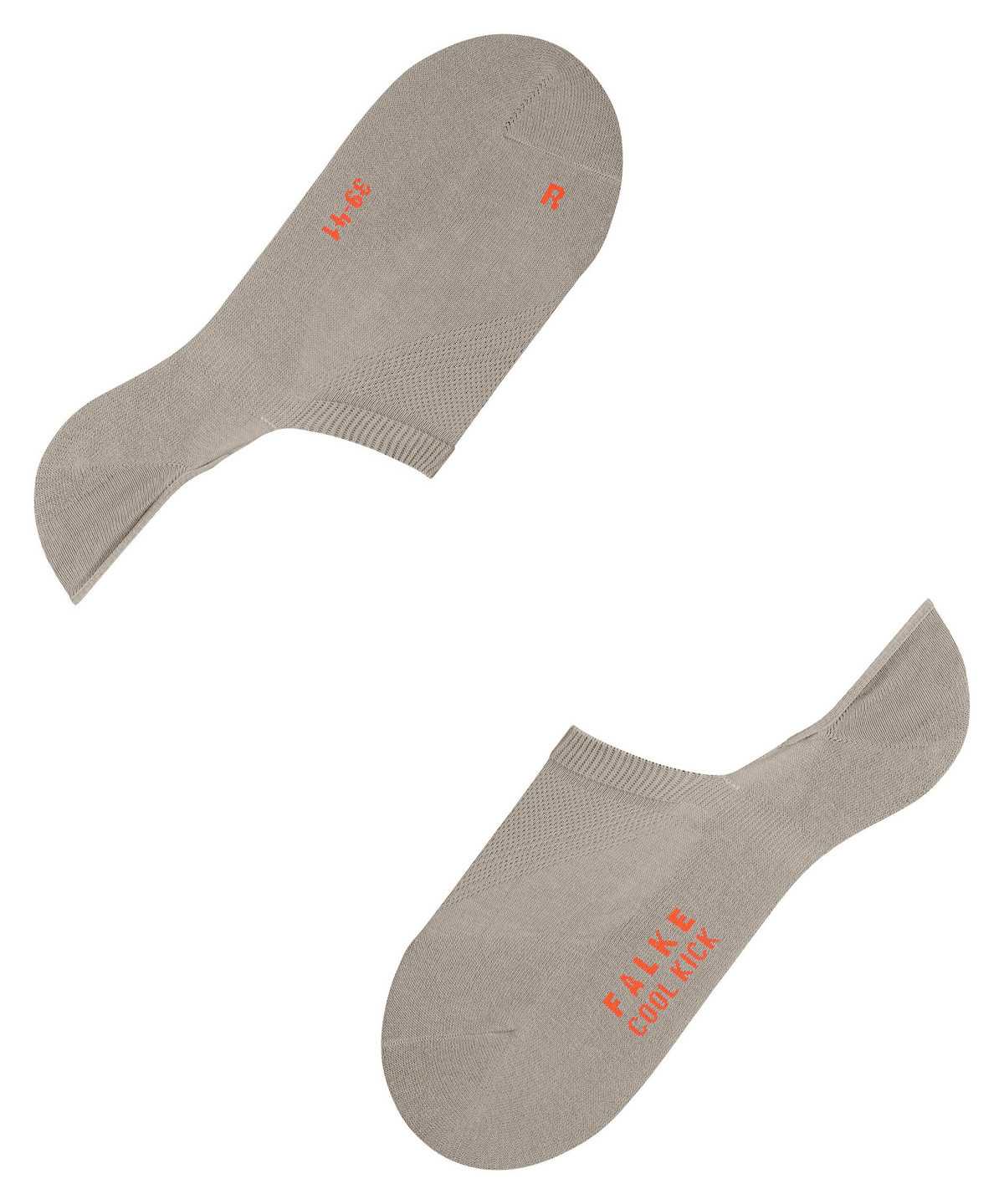 No Show Socks Uomo Falke Cool Kick Invisibles Beige | VMXY72531