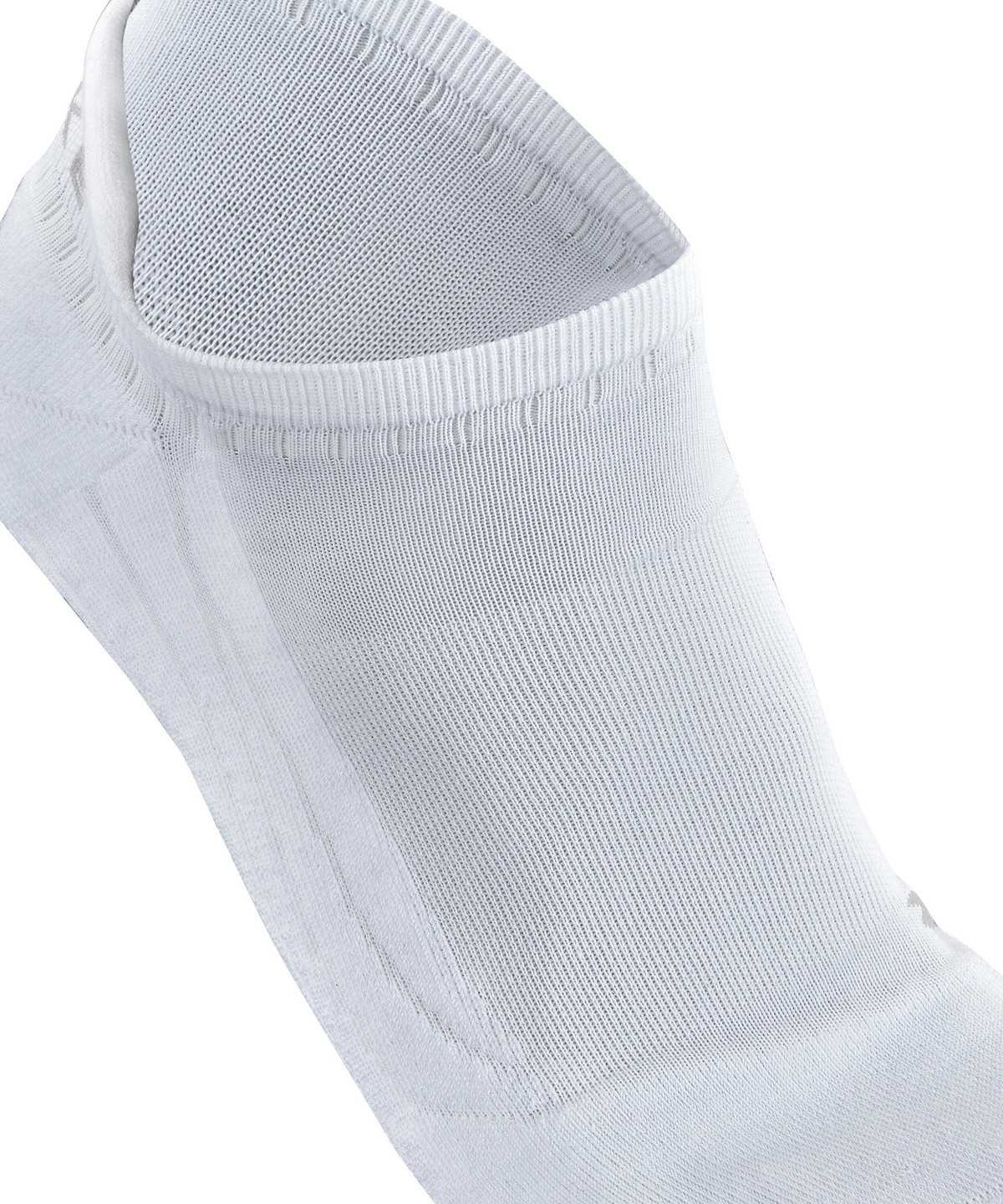 No Show Socks Uomo Falke GO2 Invisible Golf Invisibles Bianche | QFDP24586