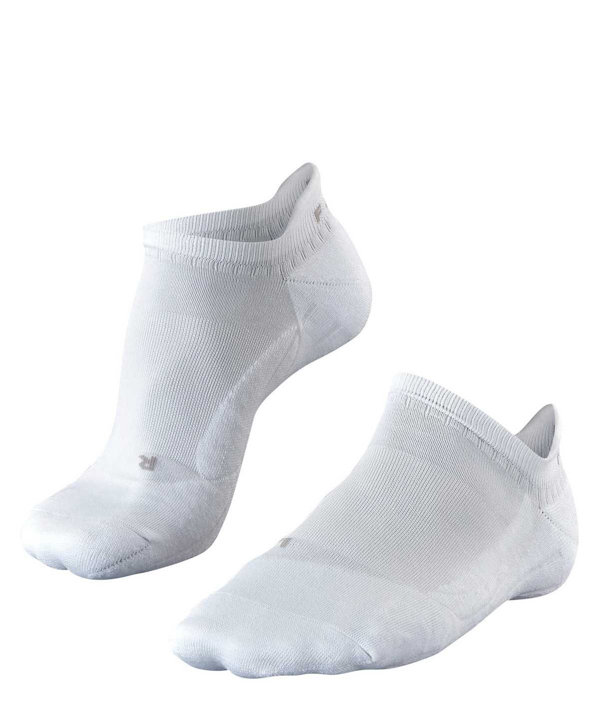 No Show Socks Uomo Falke GO2 Invisible Golf Invisibles Bianche | QFDP24586