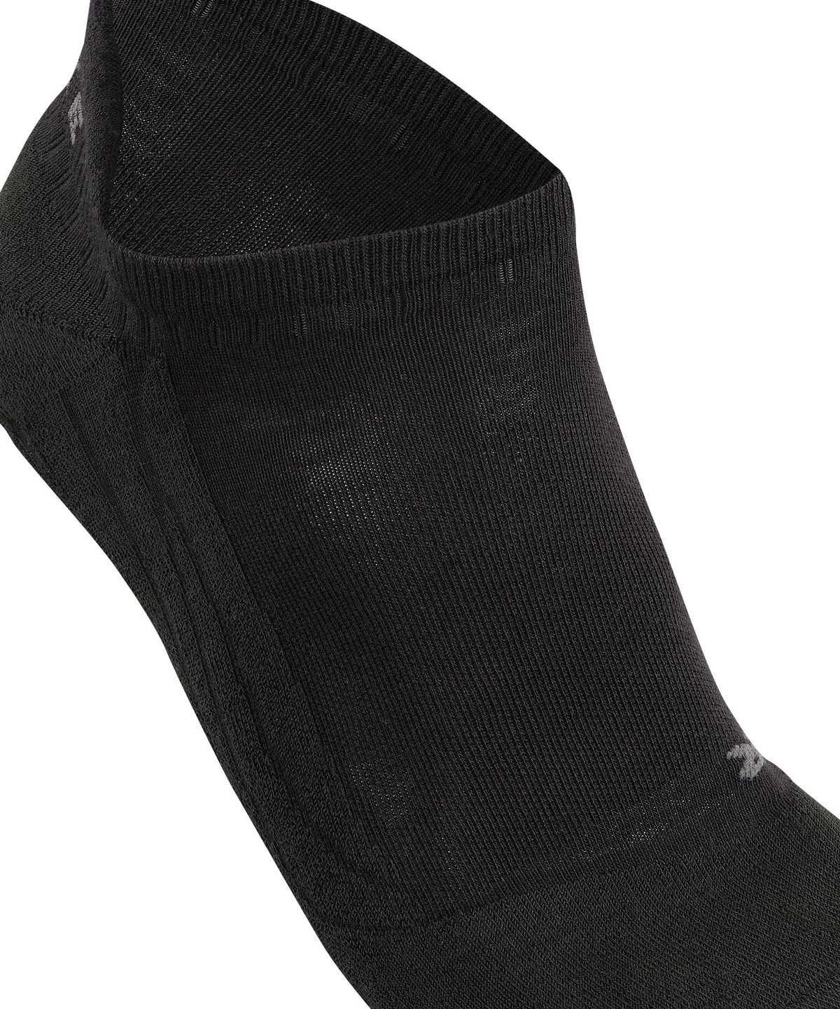 No Show Socks Uomo Falke GO2 Invisible Golf Invisibles Nere | AUKR30826