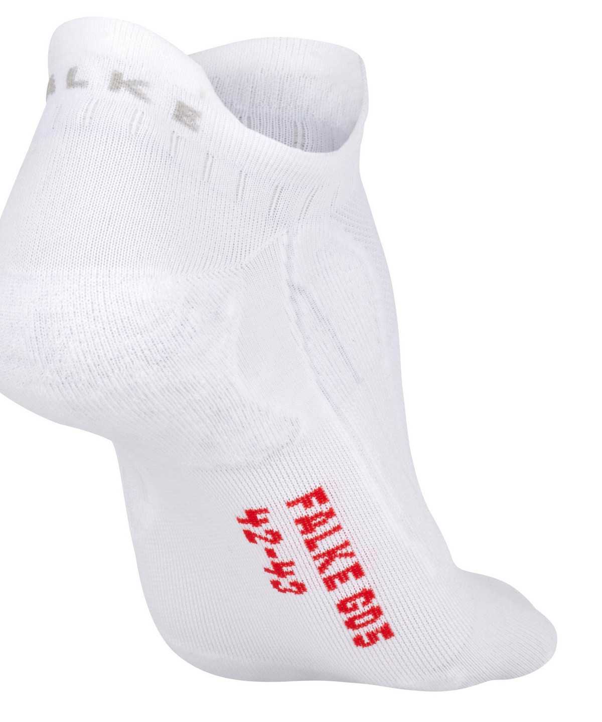 No Show Socks Uomo Falke GO5 Invisible Golf Invisibles Bianche | DGHC65812