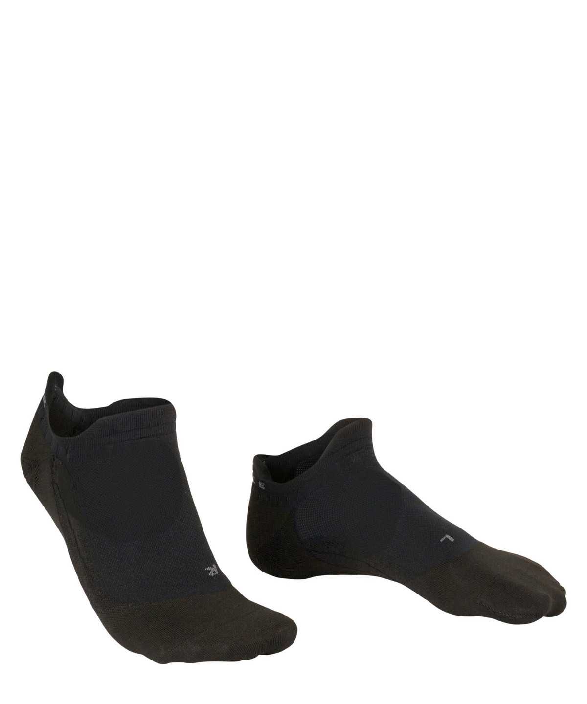 No Show Socks Uomo Falke GO5 Invisible Golf Invisibles Nere | HGZE92176