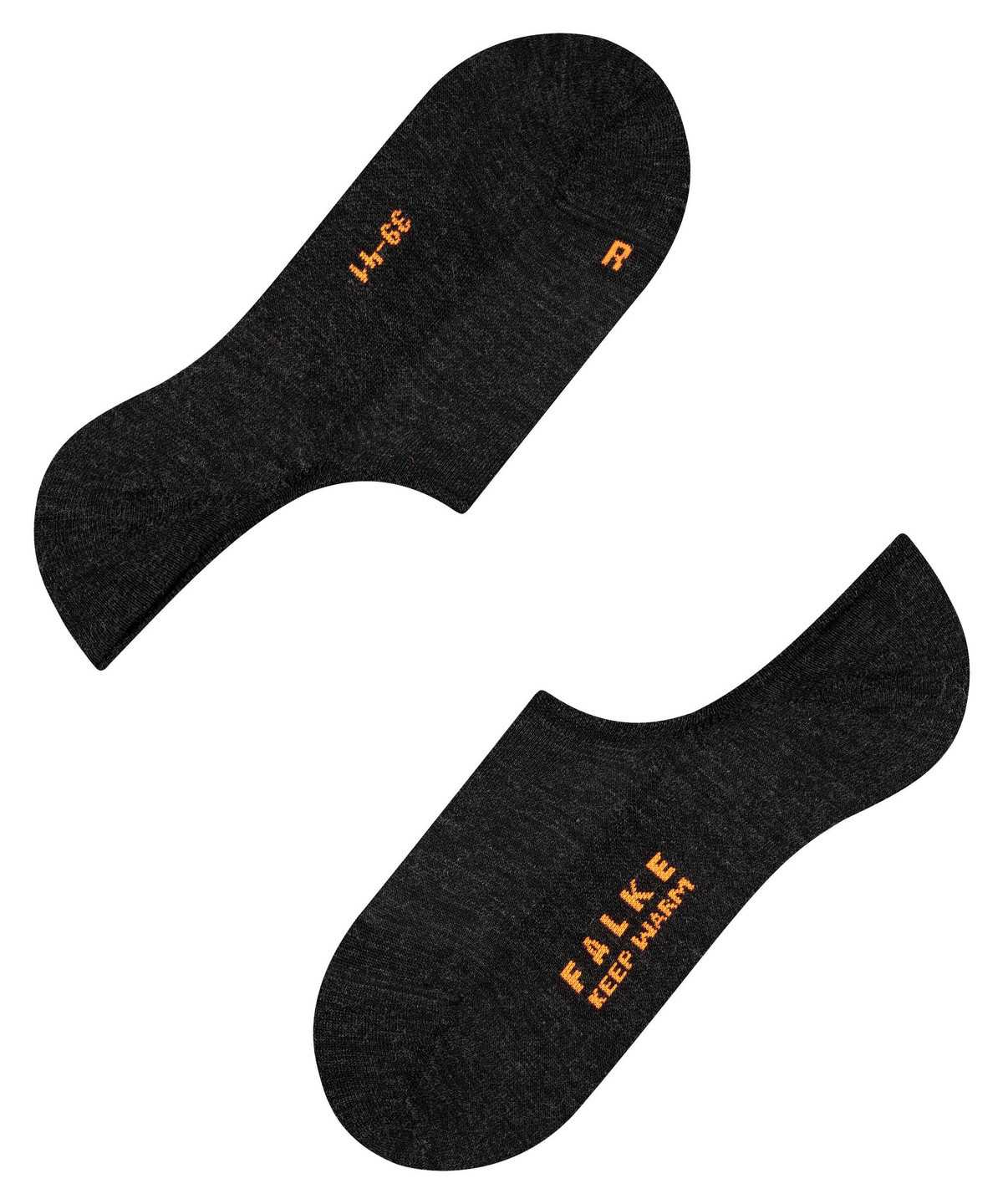 No Show Socks Uomo Falke Keep Warm Invisibles Grigie | CIJQ85614