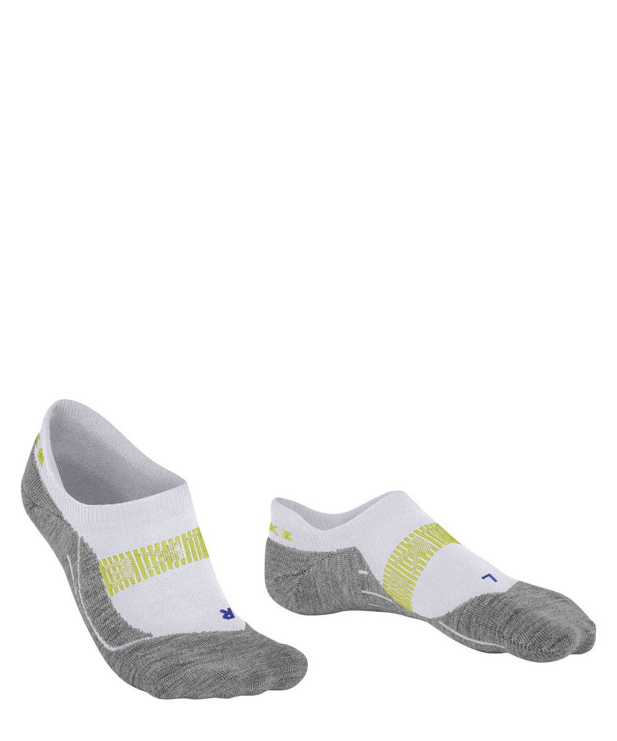 No Show Socks Uomo Falke RU4 Endurance Cool Invisible Running Invisibles Bianche | AVYL40289