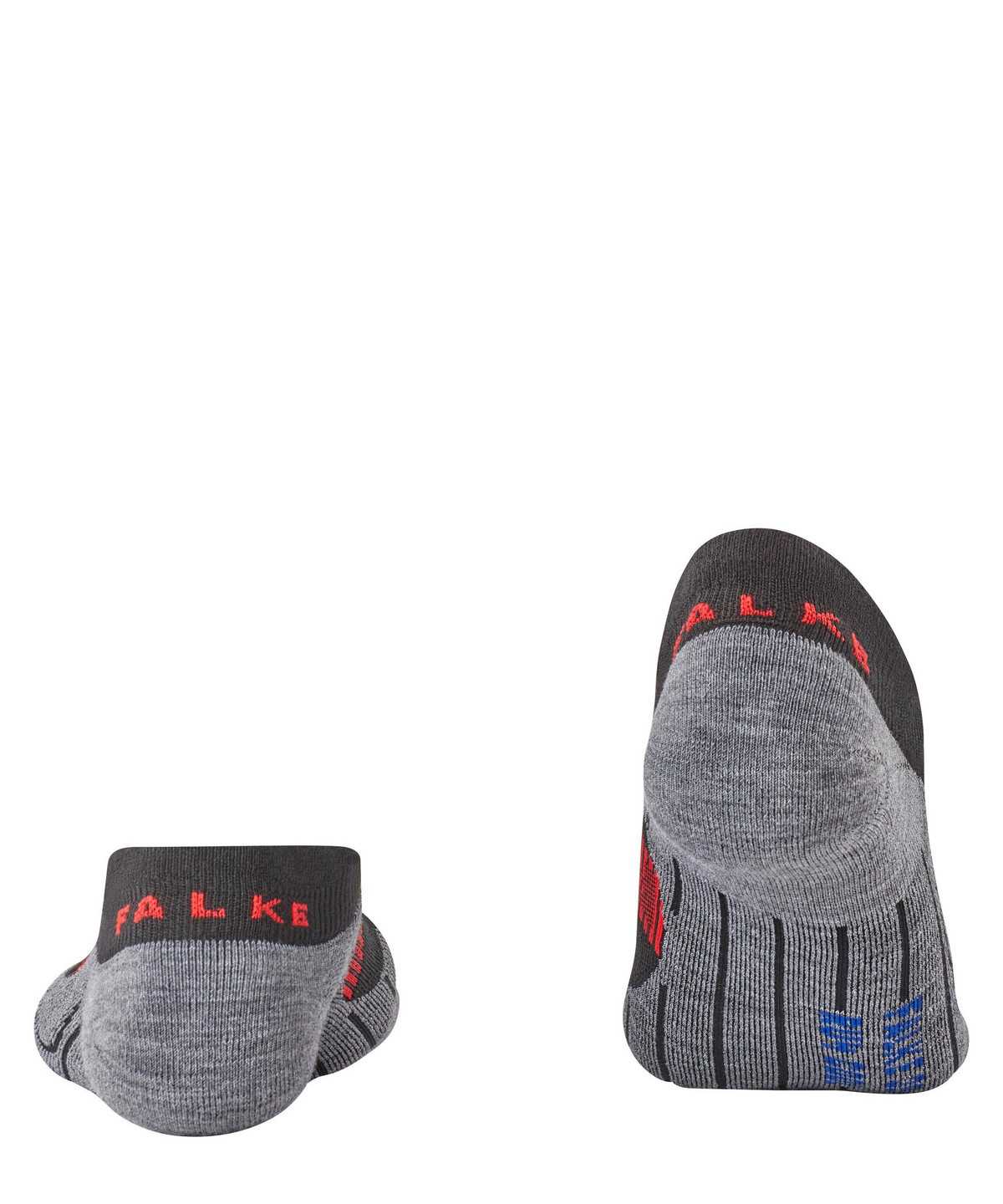 No Show Socks Uomo Falke RU4 Endurance Cool Invisible Running Invisibles Nere | ZRAD38497