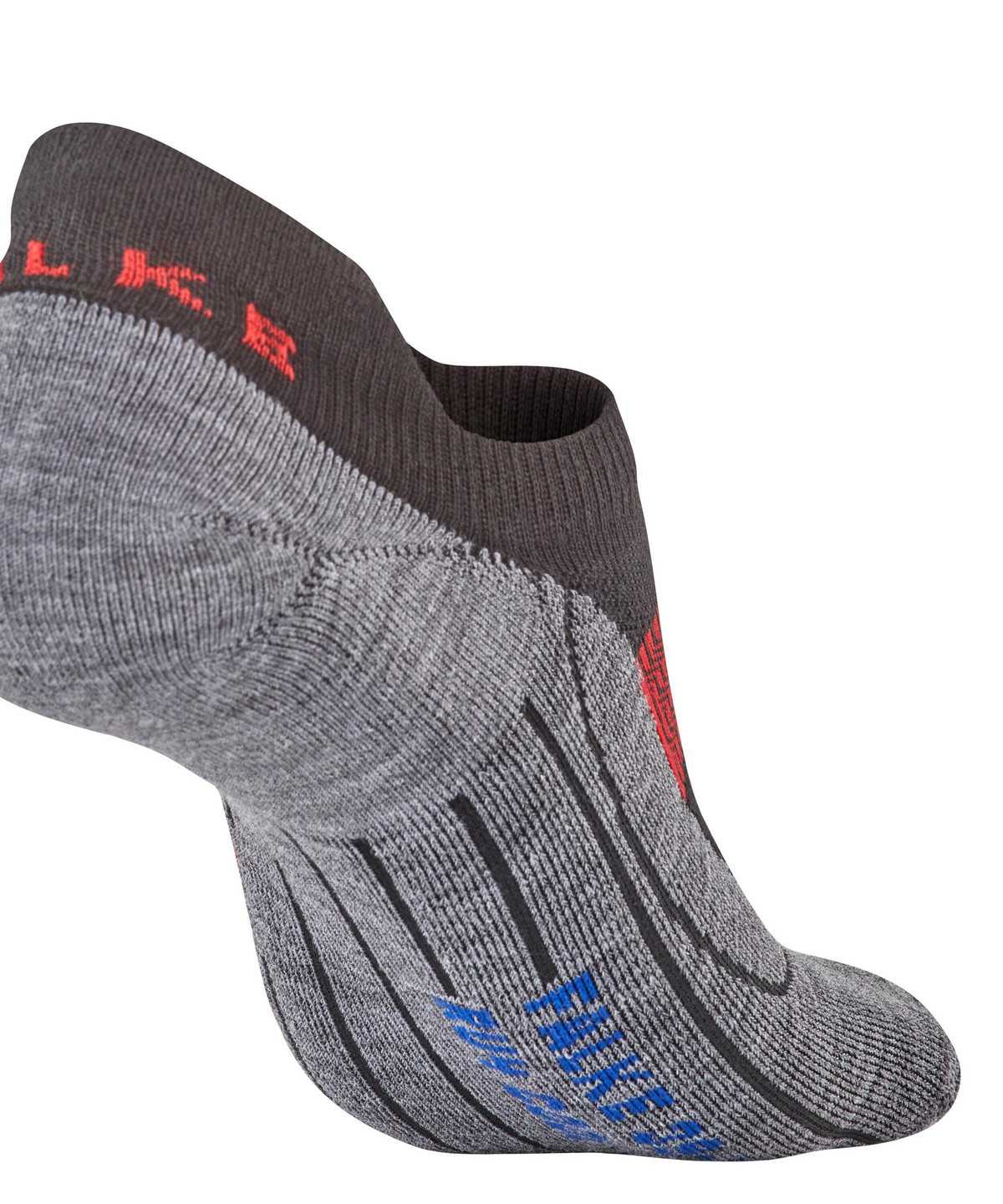 No Show Socks Uomo Falke RU4 Endurance Cool Invisible Running Invisibles Nere | ZRAD38497