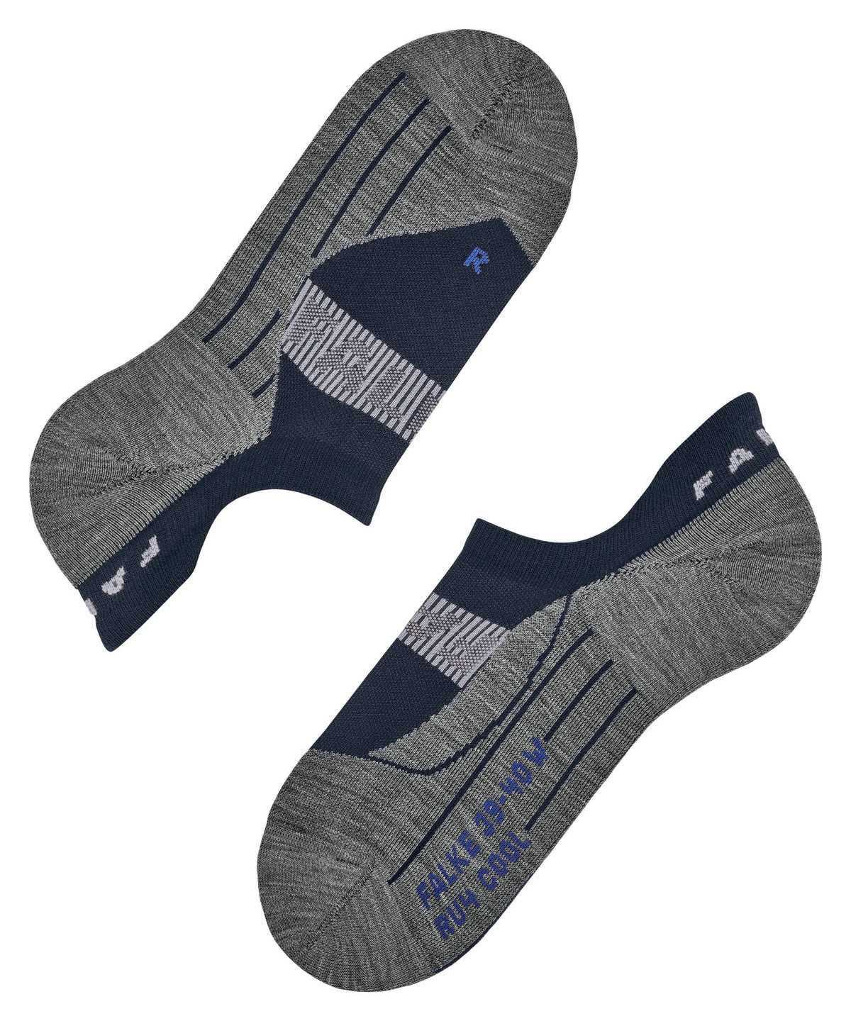 No Show Socks Uomo Falke RU4 Endurance Cool Invisible Running Invisibles Blu | MFDV80592