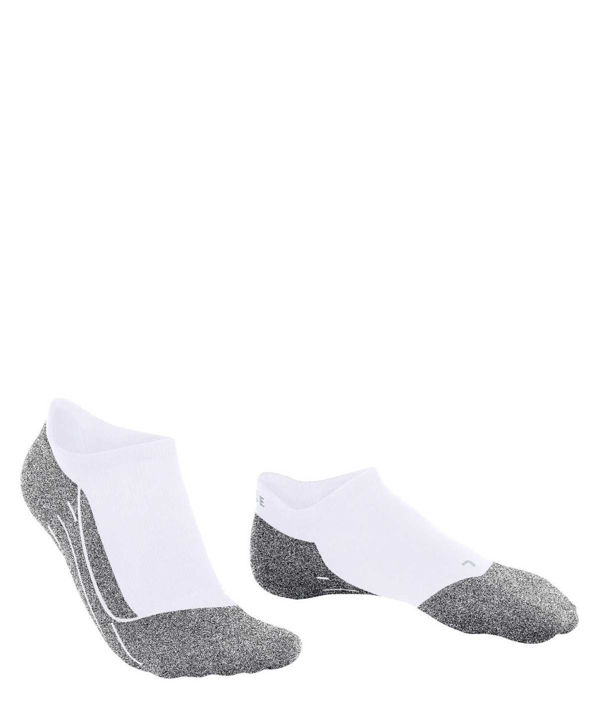 No Show Socks Uomo Falke RU4 Light Performance Invisible Running Invisibles Bianche | ONQL02876