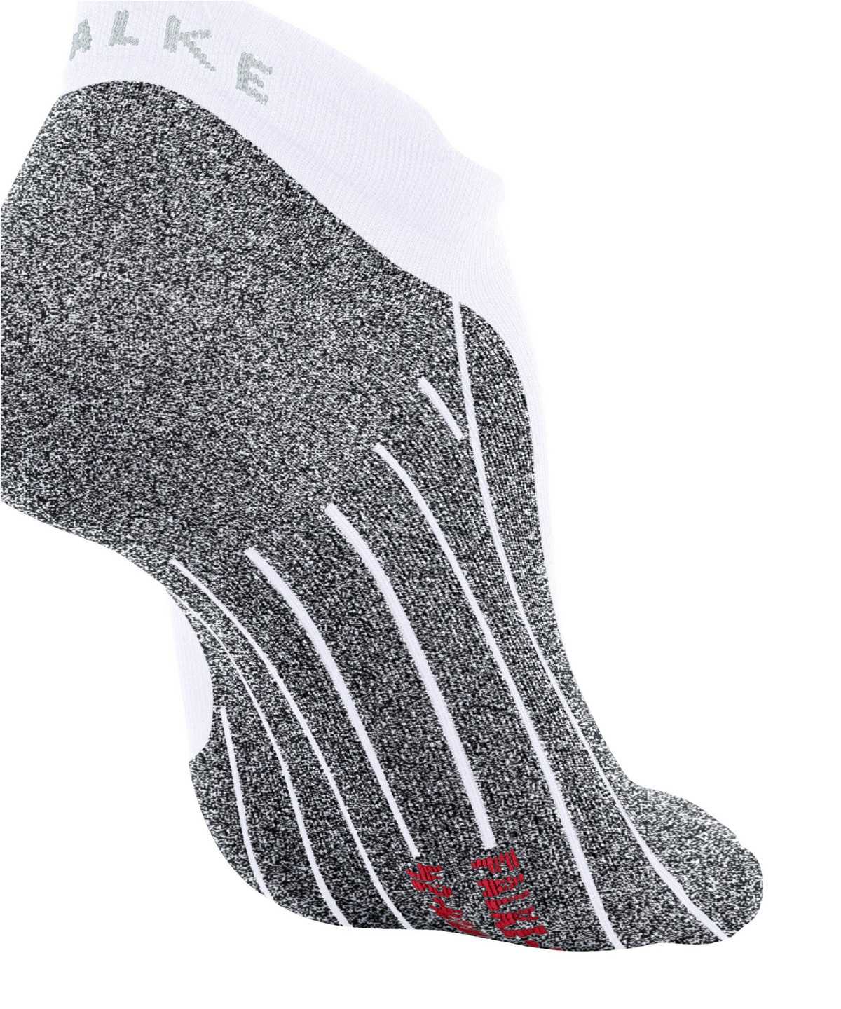 No Show Socks Uomo Falke RU4 Light Performance Invisible Running Invisibles Bianche | ONQL02876