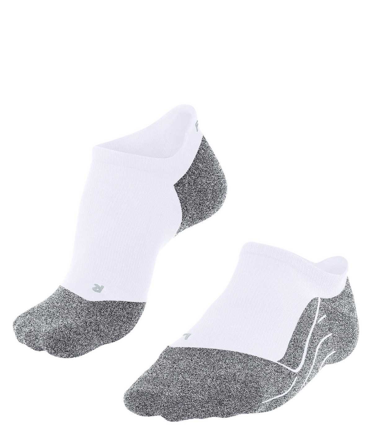 No Show Socks Uomo Falke RU4 Light Performance Invisible Running Invisibles Bianche | ONQL02876