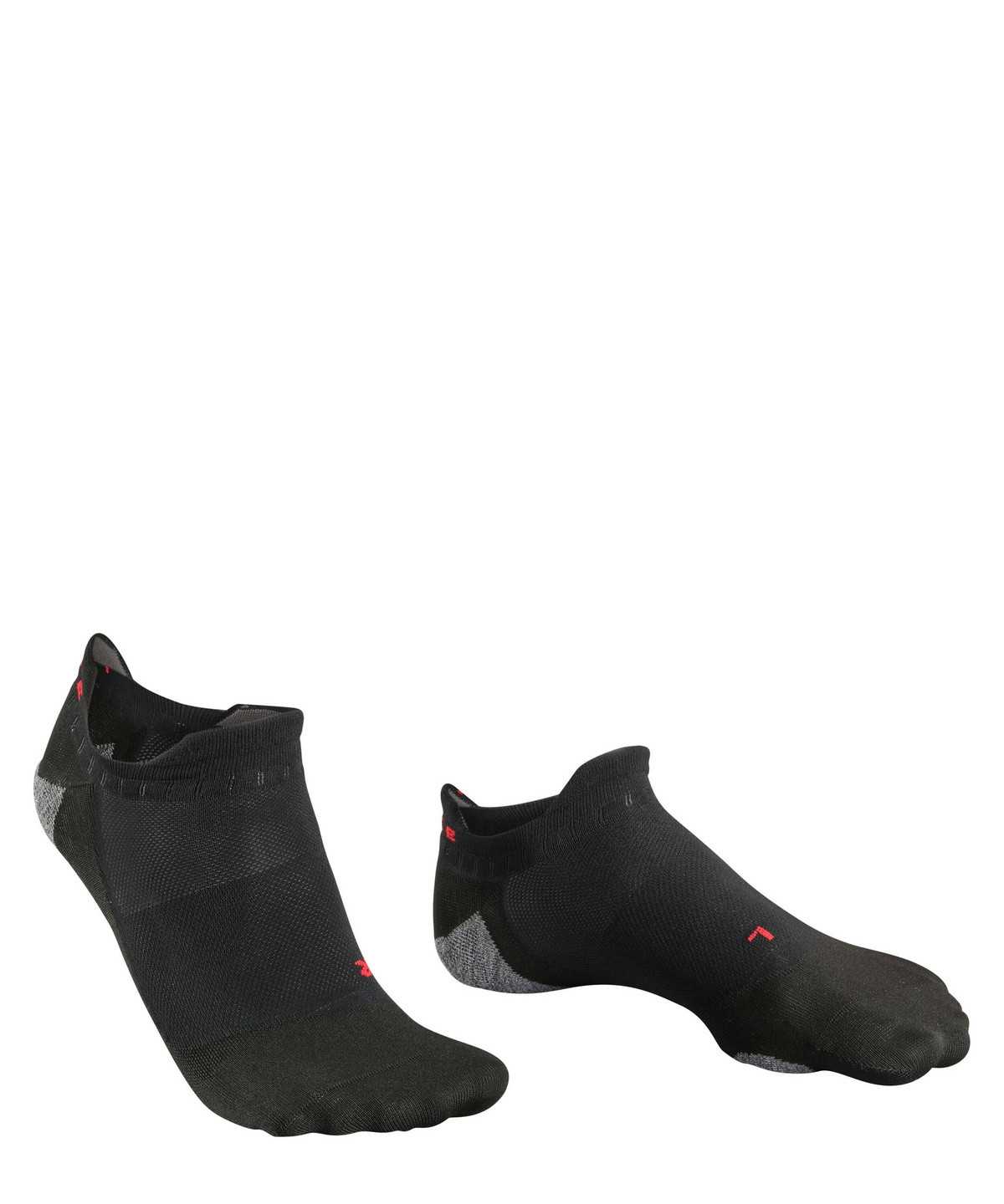 No Show Socks Uomo Falke RU5 Race Invisible Running Invisibles Nere | EHYX90632