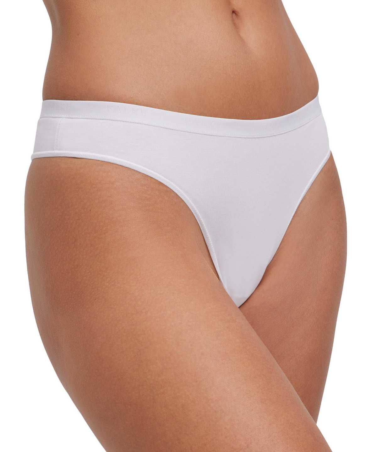 Panties & Slips Donna Falke 2-Pack Thong Daily Comfort Bianche | UYVJ39264