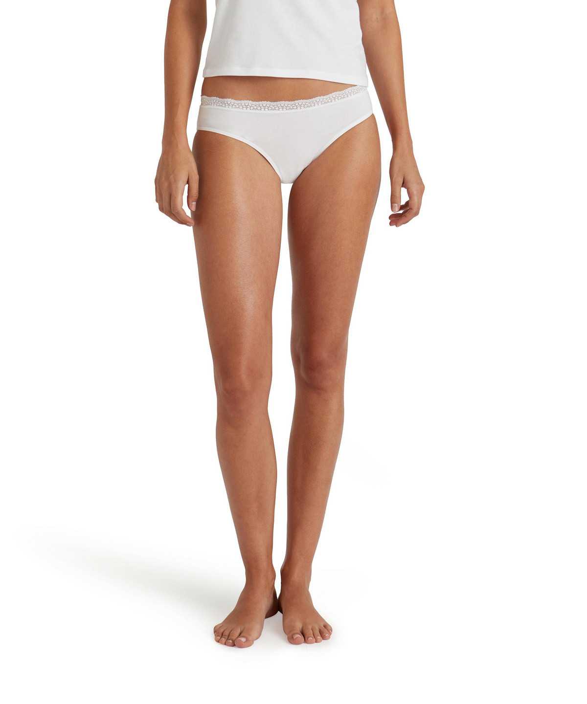 Panties & Slips Donna Falke Slip Daily Lace Bianche | NBTI96514