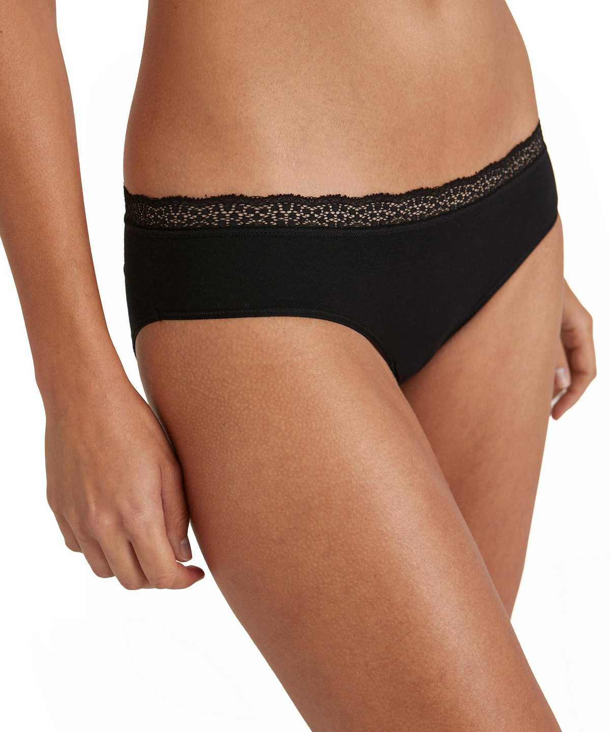 Panties & Slips Donna Falke Slip Daily Lace Nere | ZVOE85136