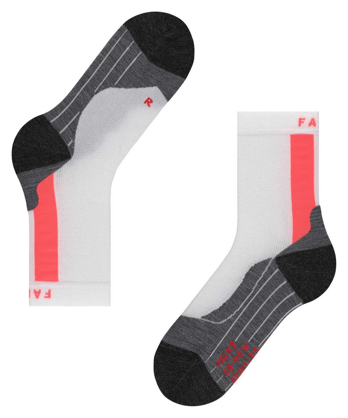 Sports Socks Donna Falke Achilles Socks Health Bianche | THEK27419