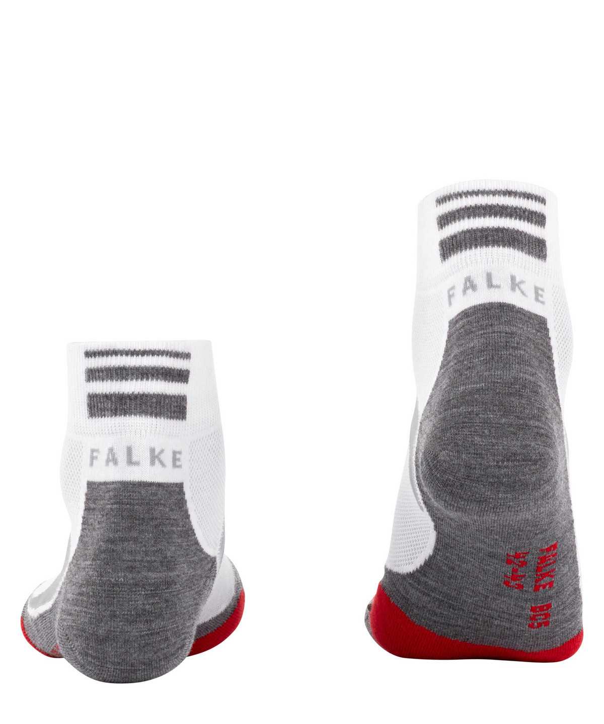 Sports Socks Donna Falke BC5 Endurance Biking Short sock Bianche | LFZH29081