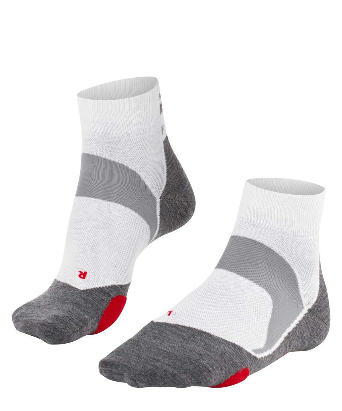 Sports Socks Donna Falke BC5 Endurance Biking Short sock Bianche | LFZH29081