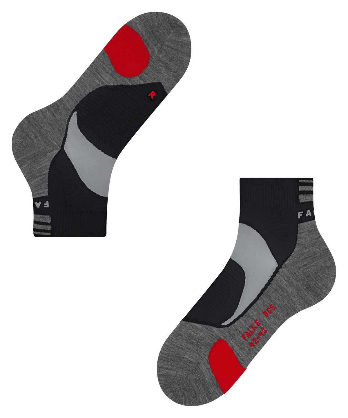 Sports Socks Donna Falke BC5 Endurance Biking Short sock Nere | RSET61983