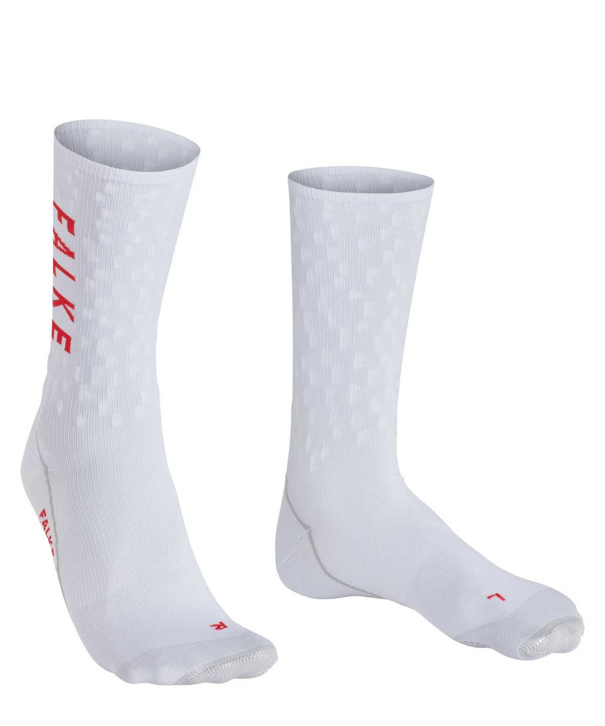 Sports Socks Donna Falke BC Impulse Biking Socks Bianche | JRDU92435