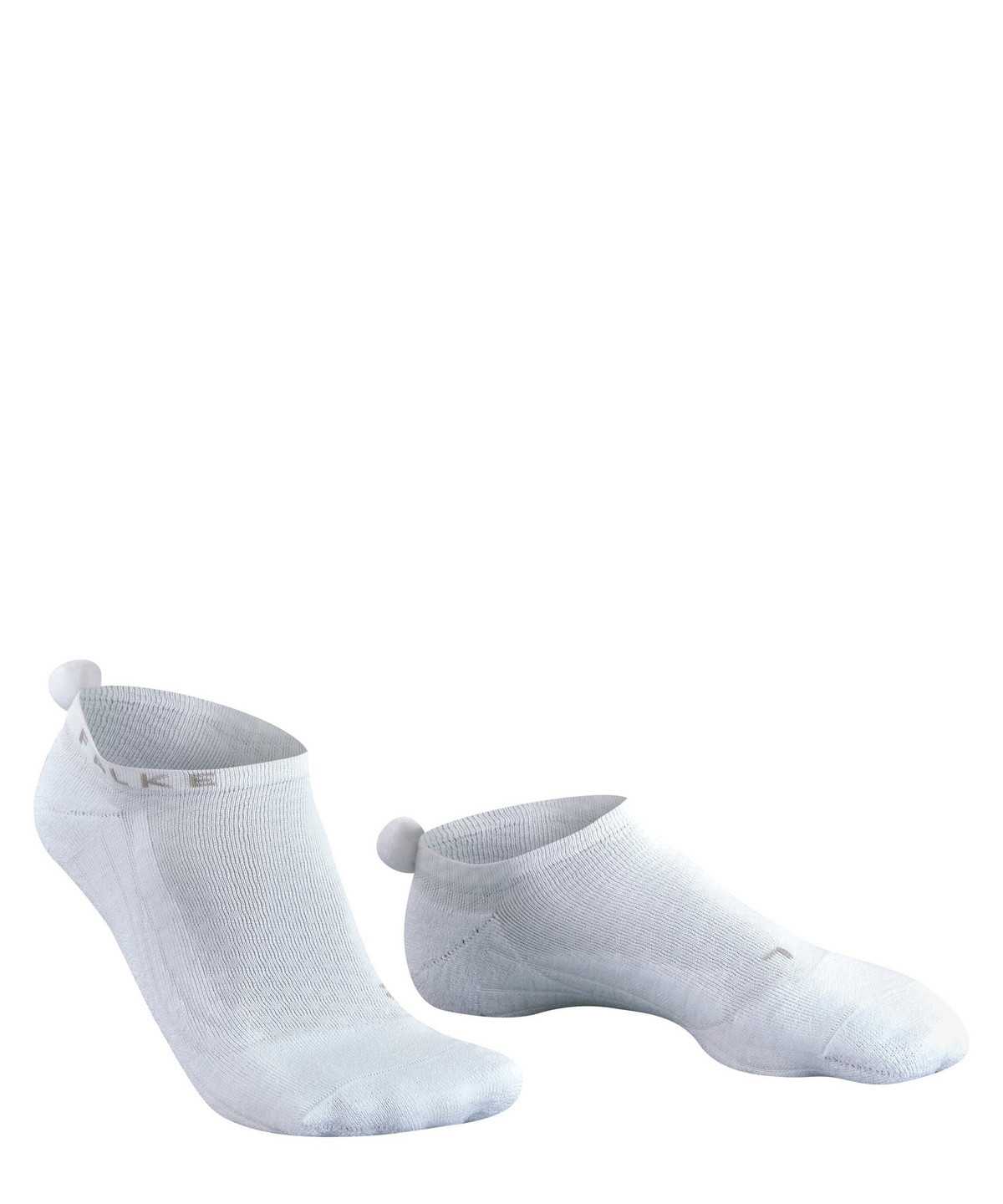 Sports Socks Donna Falke GO2 Pompom Golf Invisibles Bianche | LJIV69513