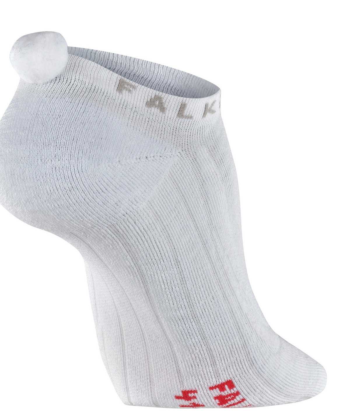 Sports Socks Donna Falke GO2 Pompom Golf Invisibles Bianche | LJIV69513