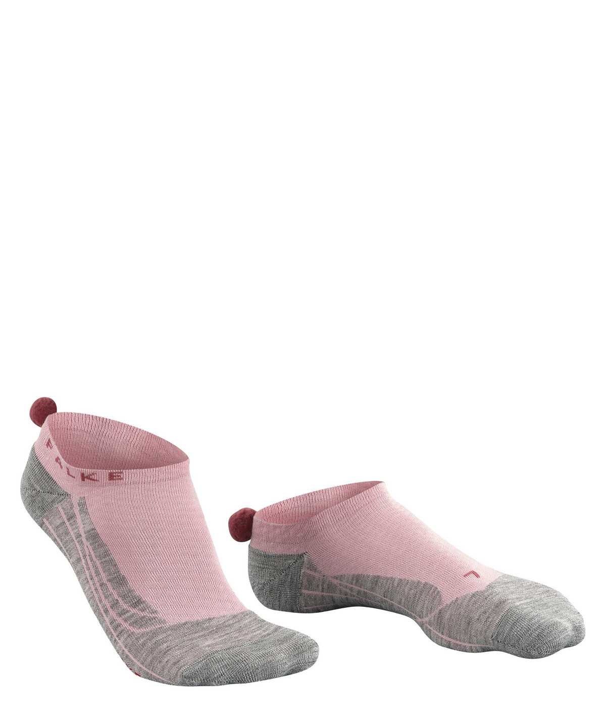 Sports Socks Donna Falke GO2 Pompom Golf Invisibles Rosa | JZSW91582