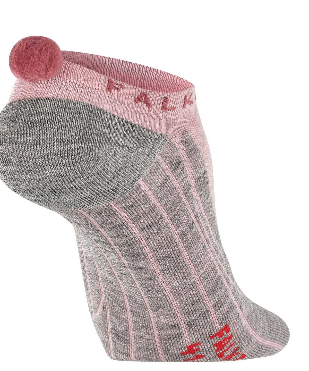 Sports Socks Donna Falke GO2 Pompom Golf Invisibles Rosa | JZSW91582