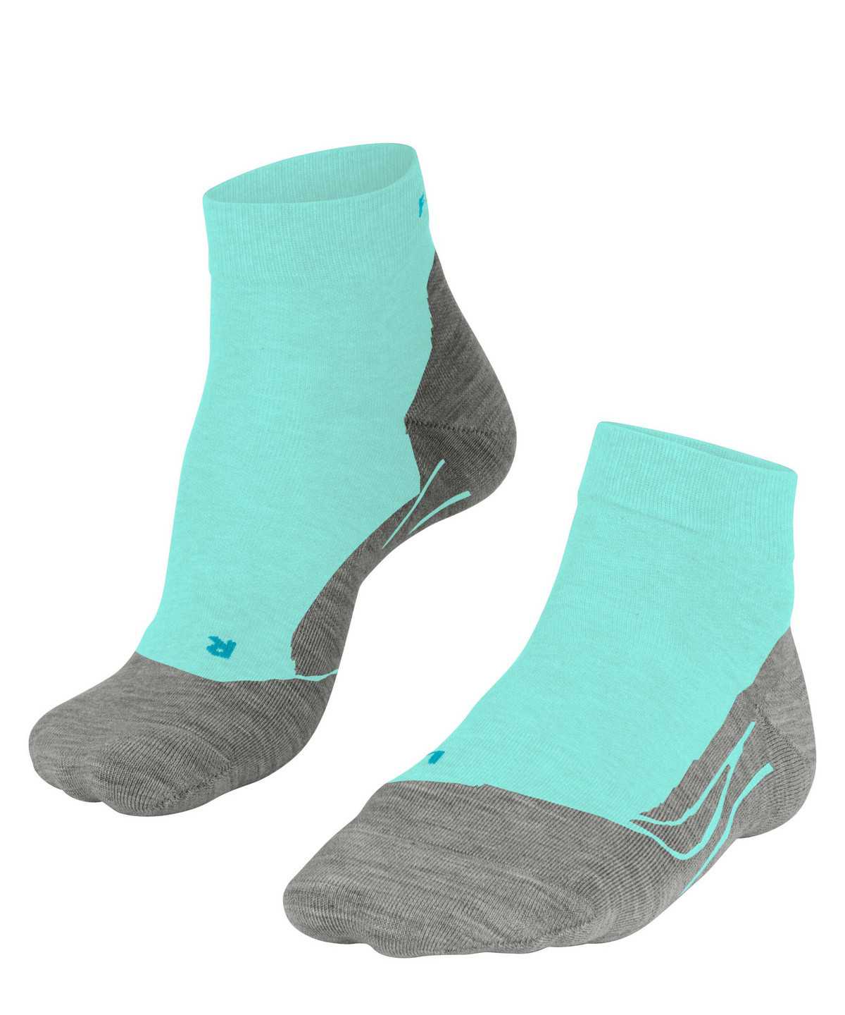 Sports Socks Donna Falke GO2 Short Golf Short sock Blu | IDKB59824