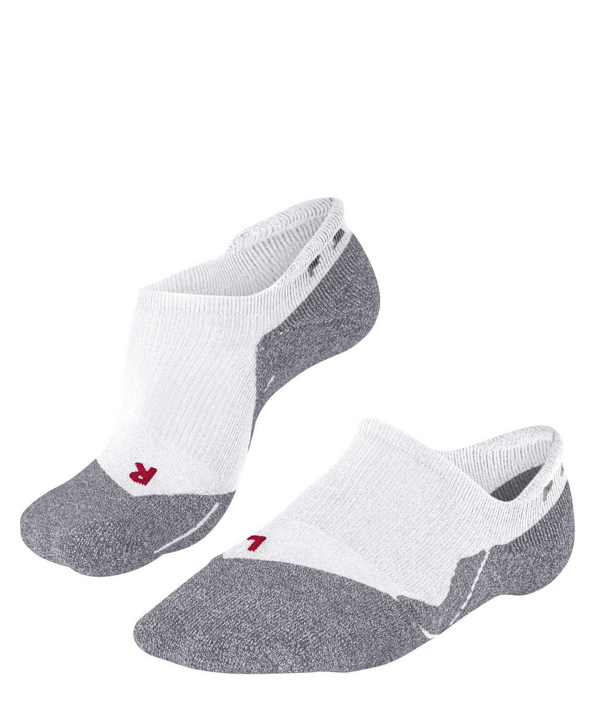 Sports Socks Donna Falke RU3 Comfort Invisible Running Invisibles Bianche | KELM91450