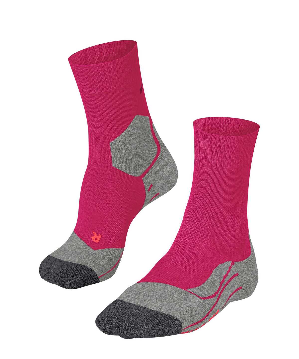 Sports Socks Donna Falke RU3 Comfort Running Socks Rosse | JSNO07642