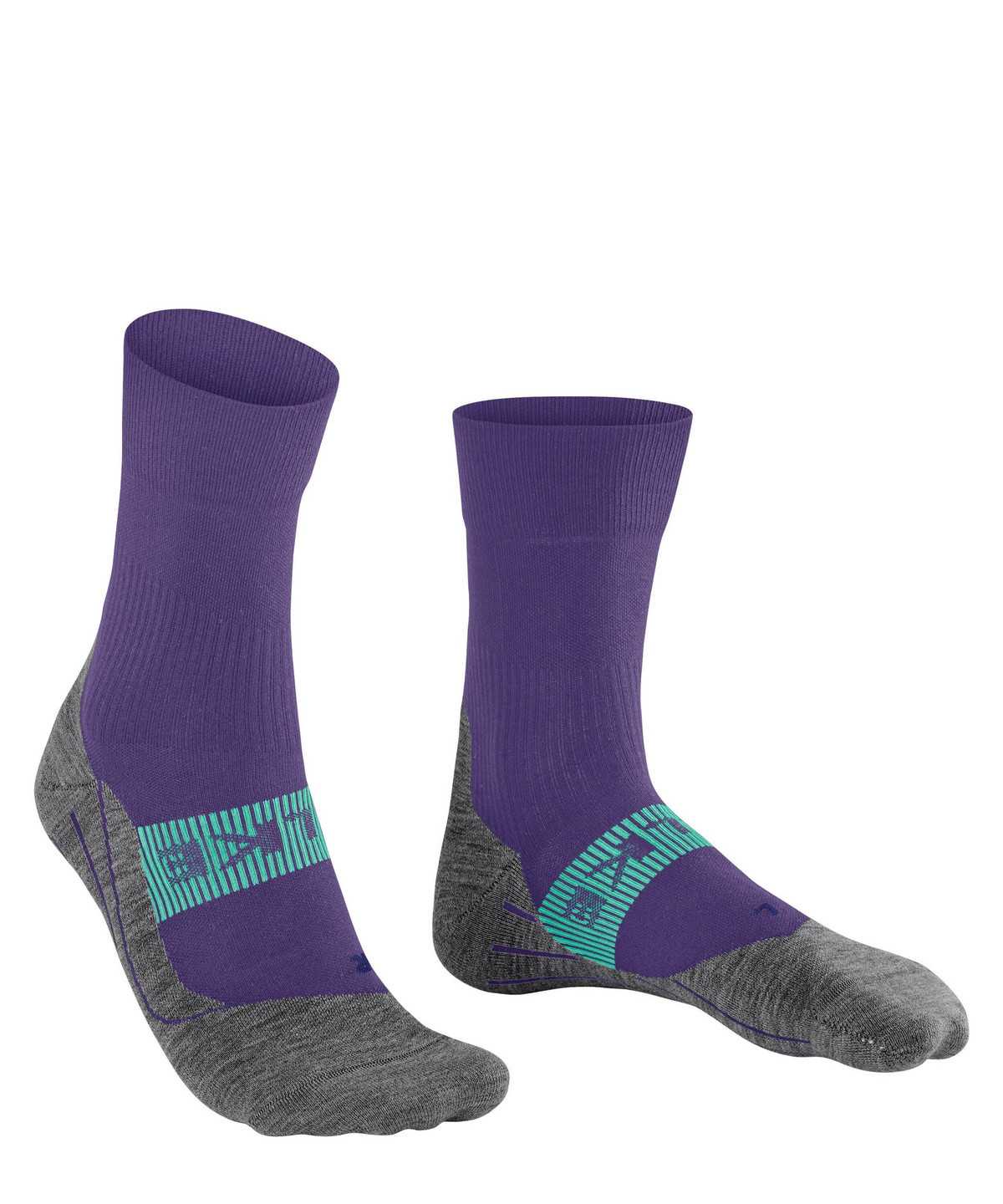 Sports Socks Donna Falke RU4 Endurance Cool Running Socks Viola | MZRT46258