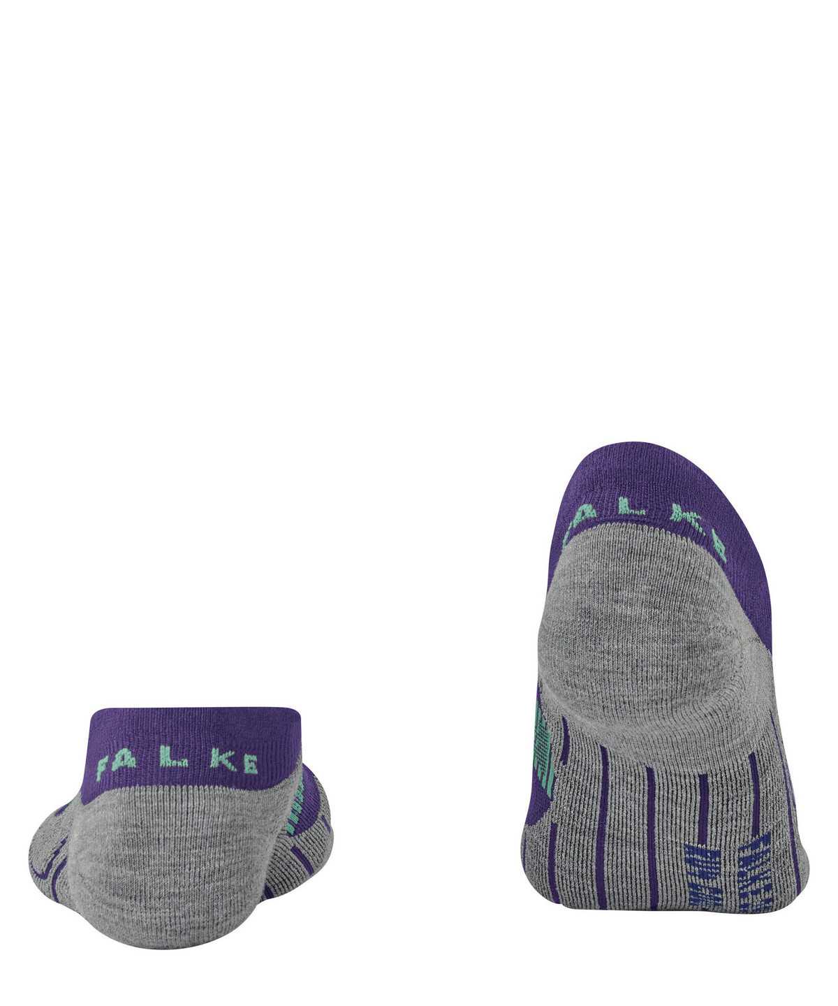 Sports Socks Donna Falke RU4 Endurance Cool Invisible Running Invisibles Viola | PRKE12968