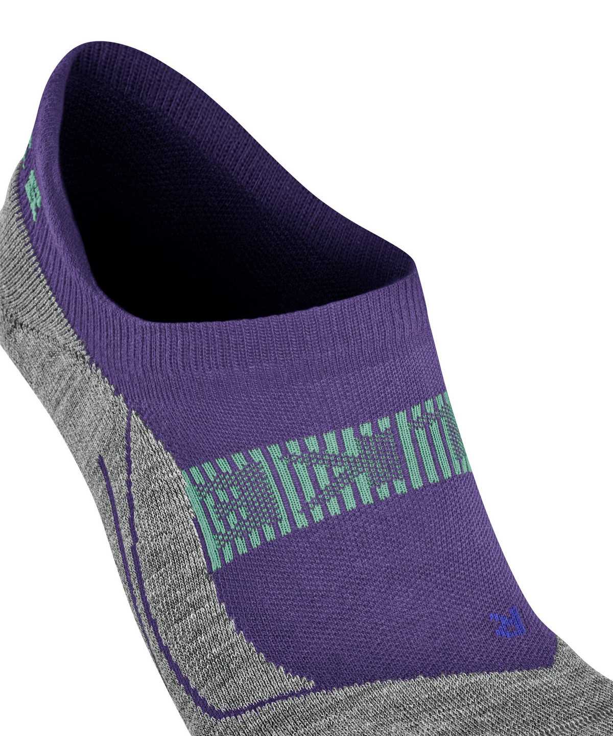 Sports Socks Donna Falke RU4 Endurance Cool Invisible Running Invisibles Viola | PRKE12968